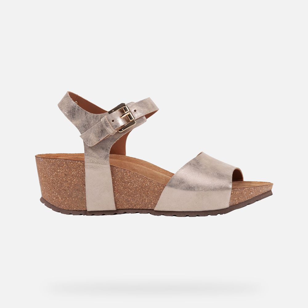 Sandales Geox Diantha - Doré - Femme 546798-TLI